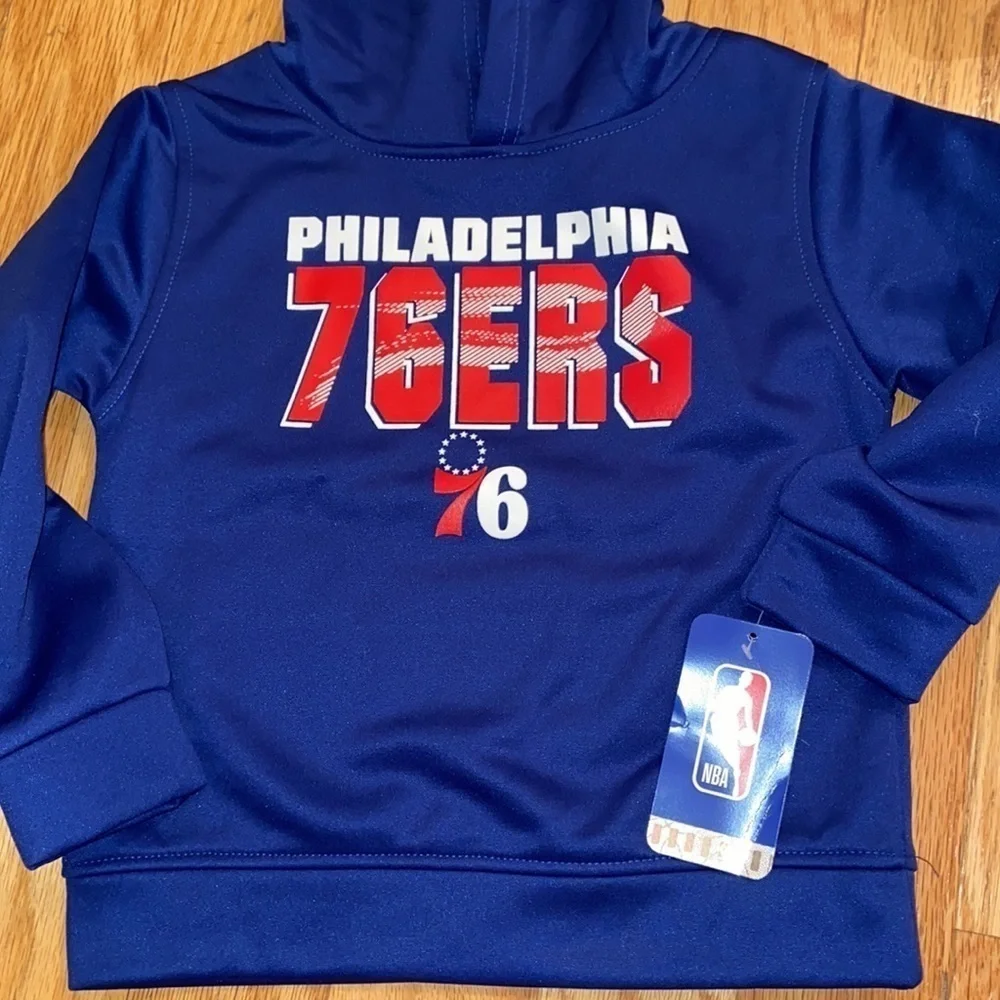 Philadelphia 76ers nba toddler hoodie nwt